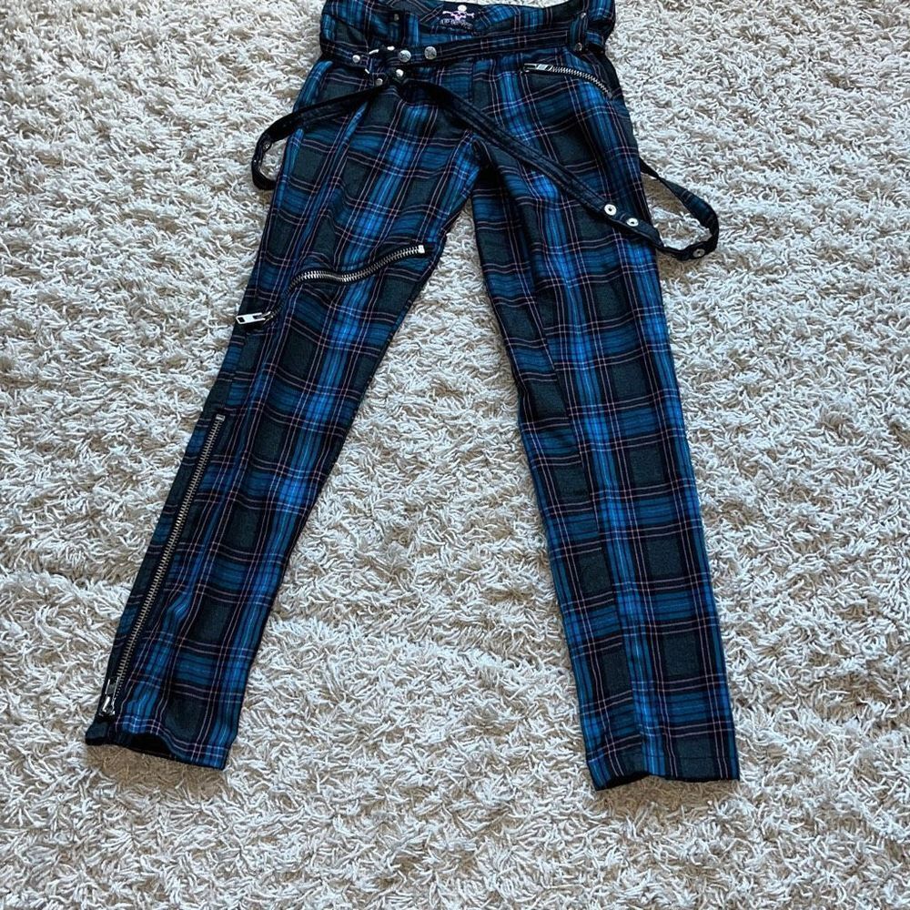Vintage 90s Y2K Lip Service Punk / Bondage Pants Size Small